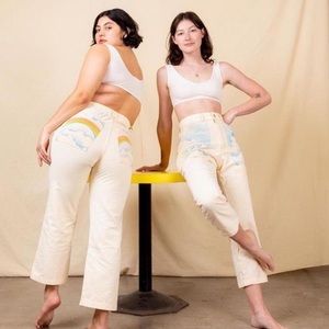 Big Bud Press Rainbow Airbrushed Work Pants XS